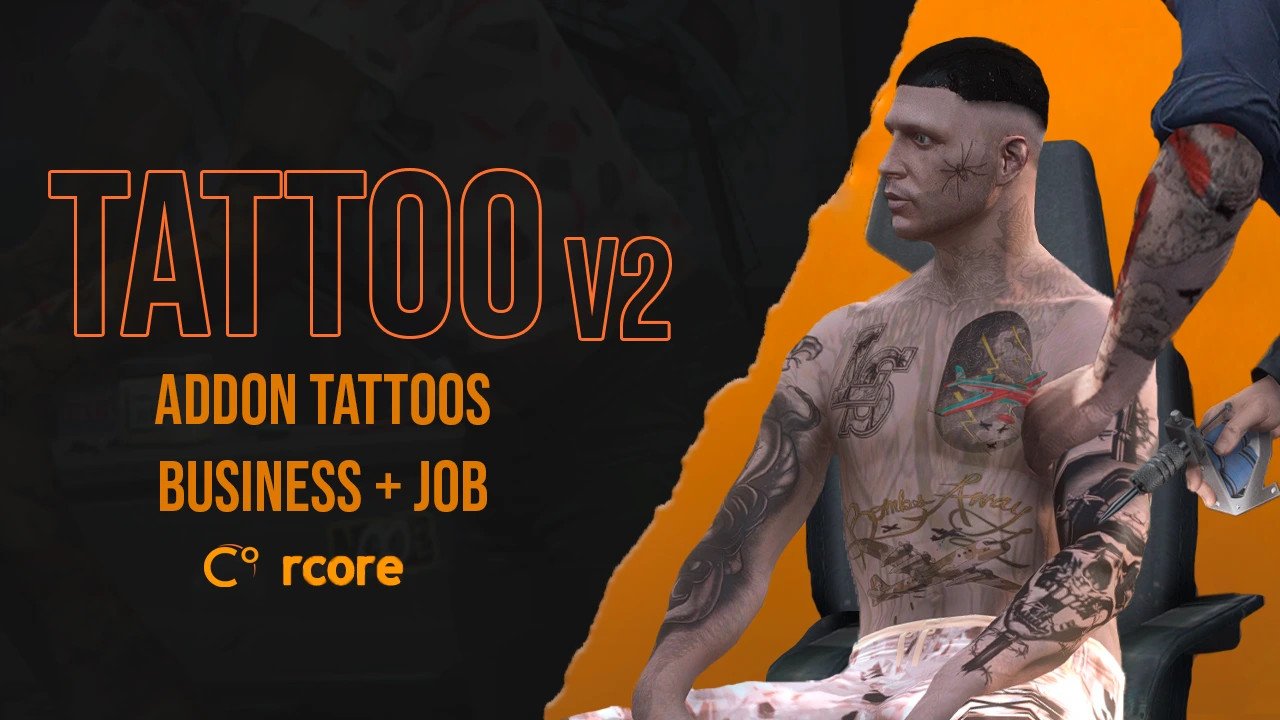 Tattoo shop with Business, Job & Addon